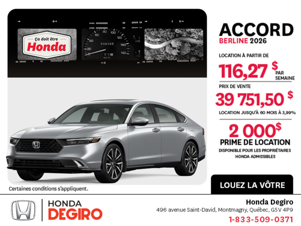 Honda Accord 2026