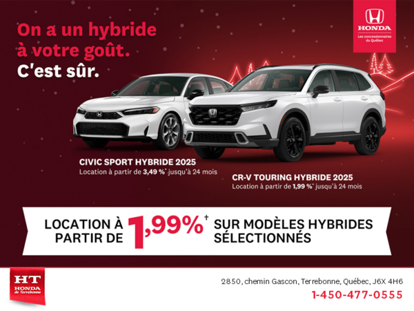 L'événement mensuel Honda !