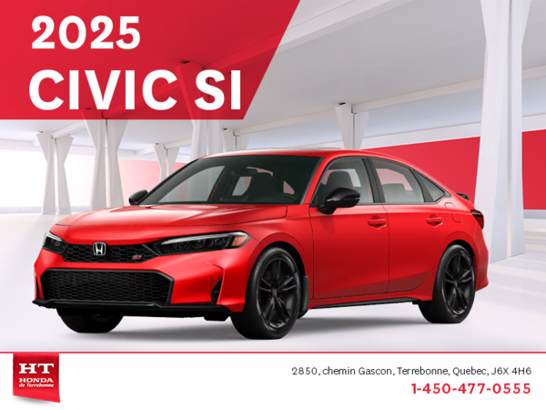 Get the 2025 Honda Civic Si! 