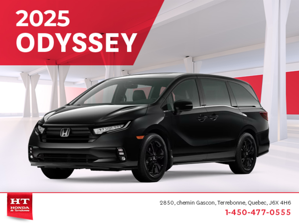 Get the 2025 Honda Odyssey! 