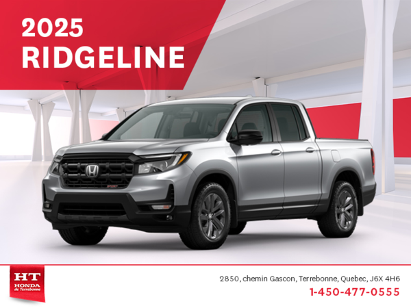 Get the 2025 Honda Ridgeline! 