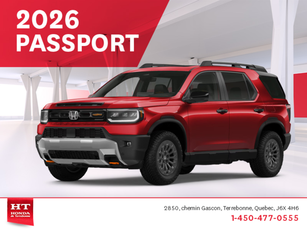 Get the 2026 Honda Passport! 