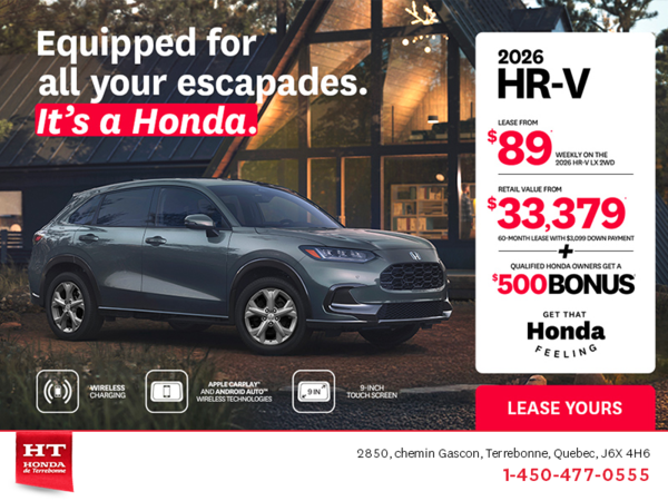 Get the 2026 Honda HR-V! 