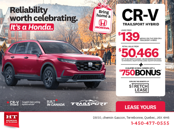 Get the 2026 Honda CR-V Hybrid!