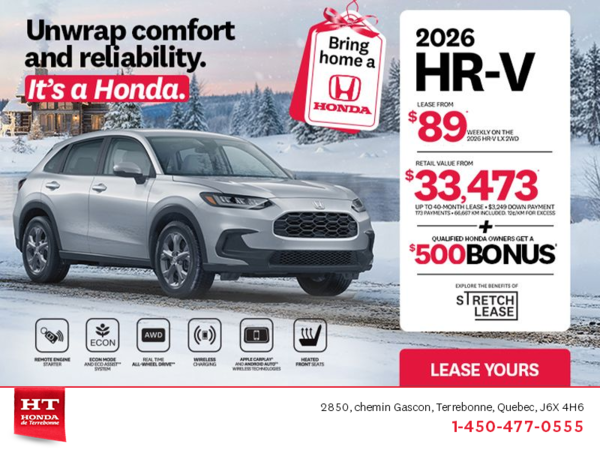Get the 2026 Honda HR-V! 