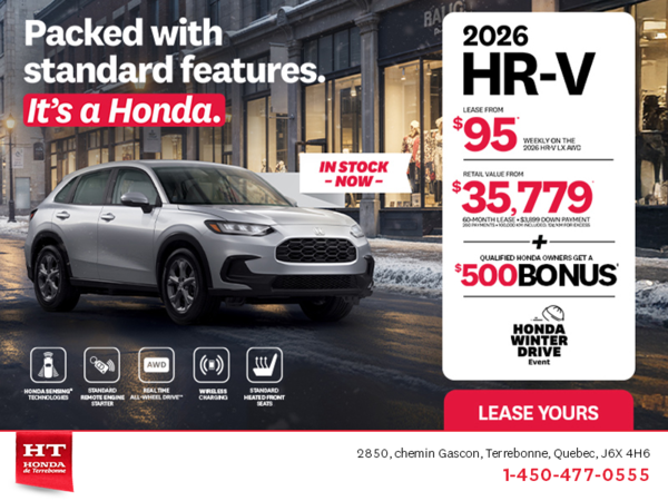 Get the 2026 Honda HR-V! 