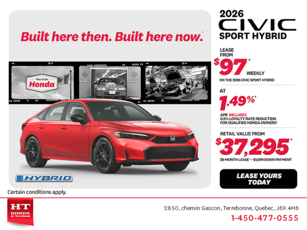 2026 Honda Civic Sedan Hybrid