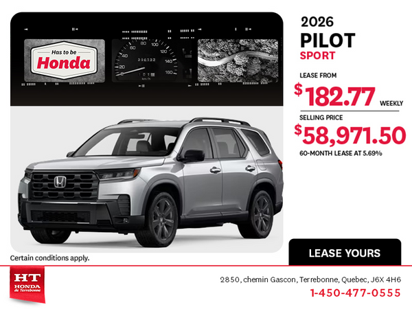 2026 Honda Pilot