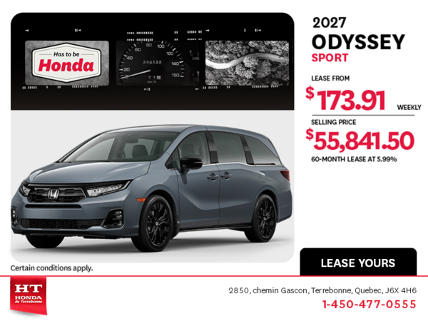 2027 Honda Odyssey