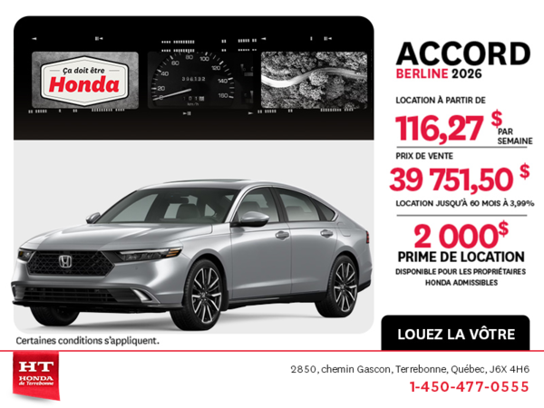 Honda Accord 2026