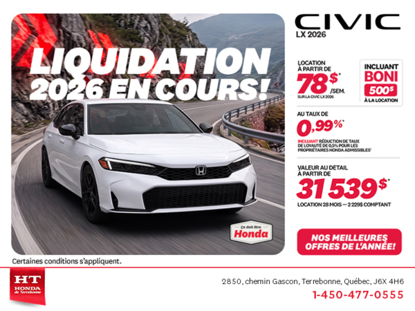 Honda Civic Sedan 2026