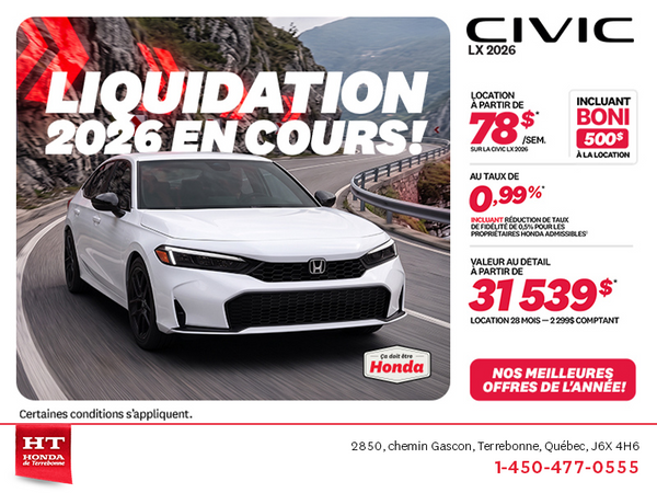Honda Civic Sedan 2026