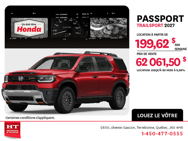 Honda Passport 2027