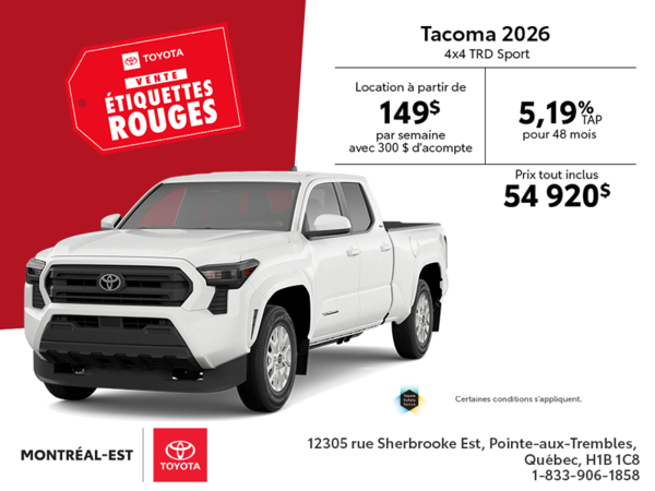 Toyota Tacoma 2026