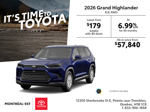 2026 Toyota Grand Highlander