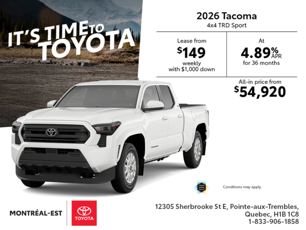2026 Toyota Tacoma