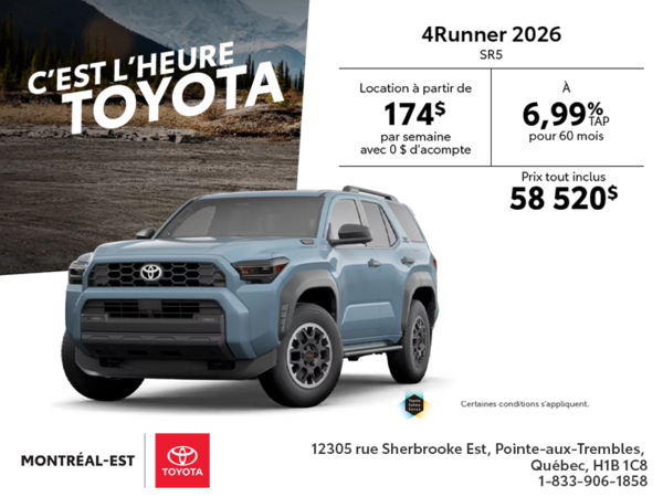 Toyota 4Runner 2026