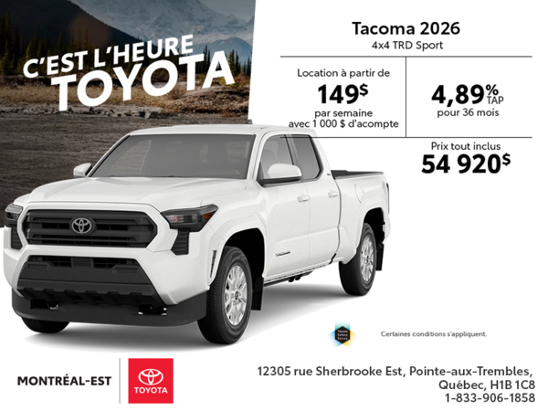Toyota Tacoma 2026