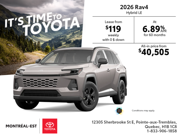 2026 Toyota RAV4 Hybrid
