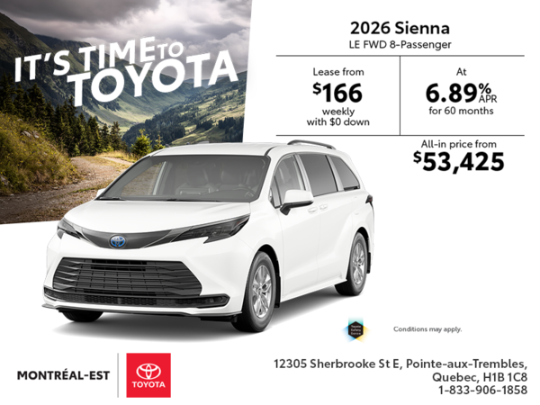 2026 Toyota Sienna Hybrid