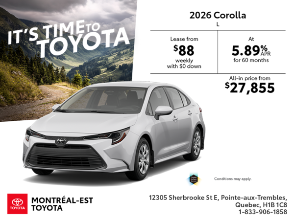 2026 Toyota Corolla