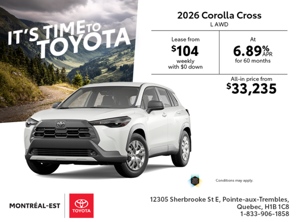 2026 Toyota Corolla Cross