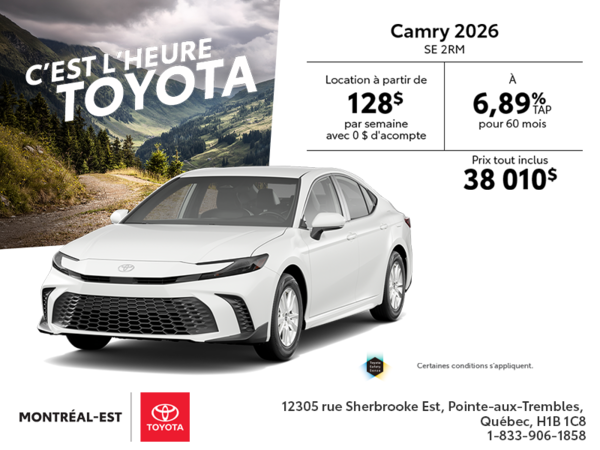 Toyota Camry Hybrid 2026