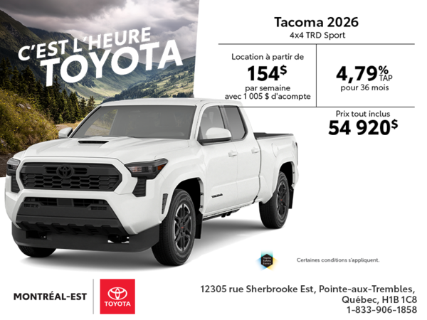 Toyota Tacoma 2026