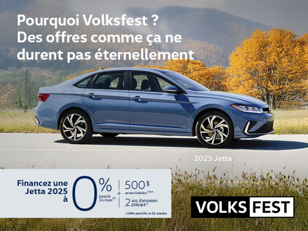 Procurez-vous la Volkswagen Jetta 2025