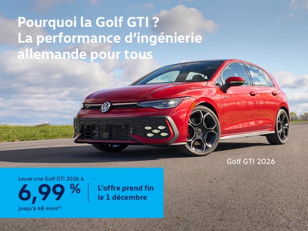Procurez-vous la Volkswagen Golf Gti 2026