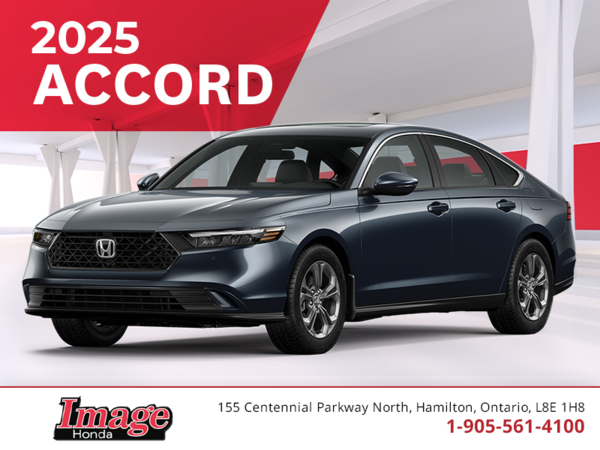 Get the 2025 Honda Accord! 