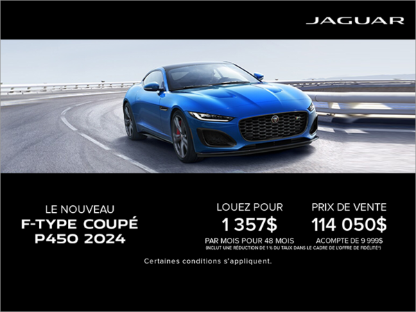 Le Jaguar F-TYPE Coupé 2024