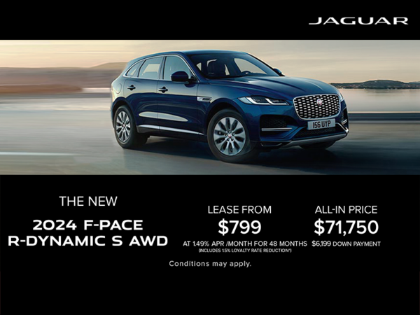 The 2024 Jaguar F-PACE 