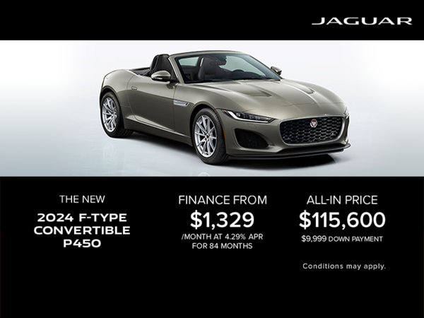 The 2024 Jaguar F-TYPE Convertible 