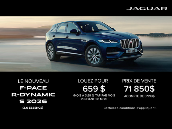 Le Jaguar F-PACE 2026
