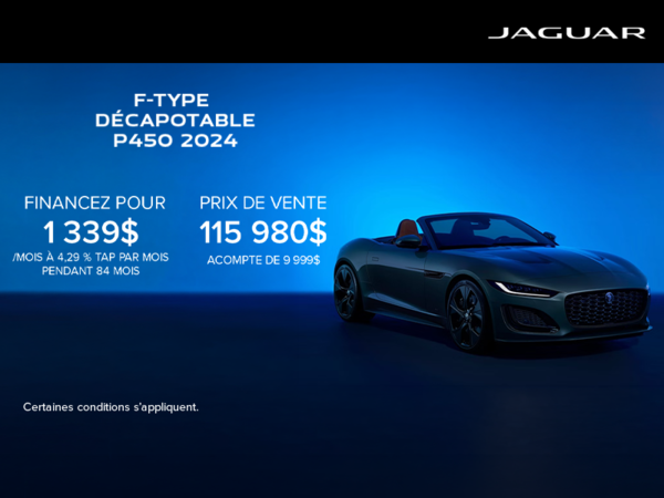 Le Jaguar F-TYPE Décapotable 2024