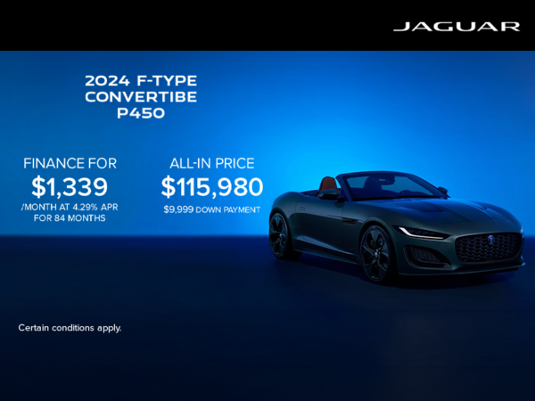 The 2024 Jaguar F-TYPE Convertible 