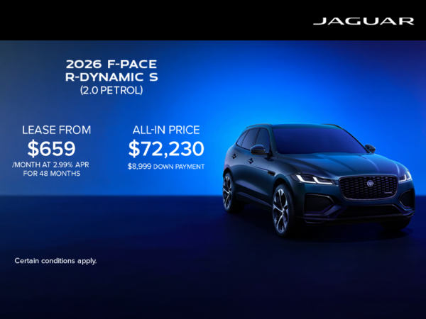 The 2026 Jaguar F-PACE 