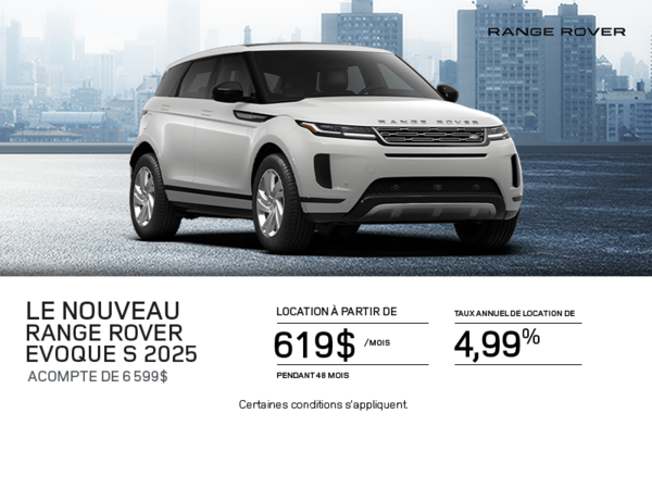 Le Range Rover Evoque 2025