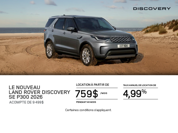 Le Land Rover Discovery 2026
