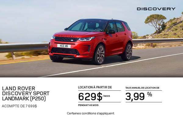 Le Land Rover Discovery Sport 2026