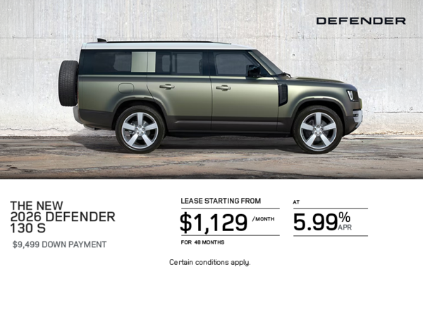 The 2026 Land Rover Defender 130 S