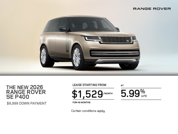 The 2026 Range Rover SE