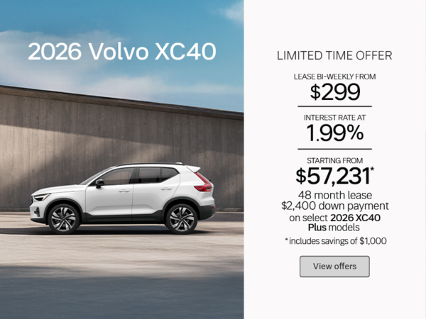 The 2026 Volvo XC40 