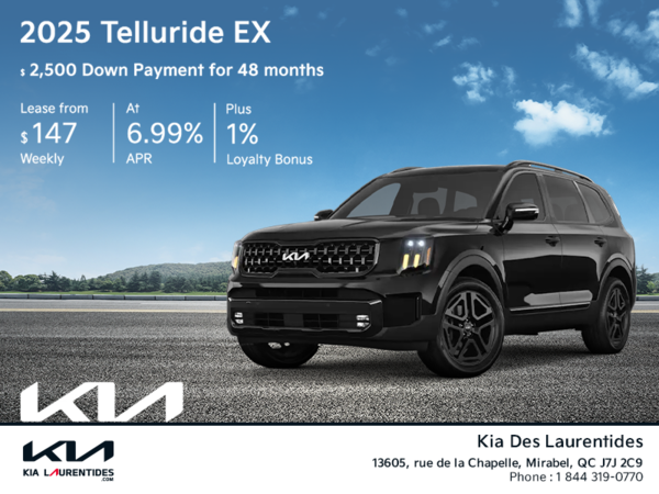 Get the 2025 Kia Telluride!