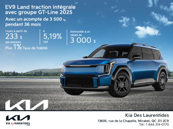 La Kia EV9 2025!