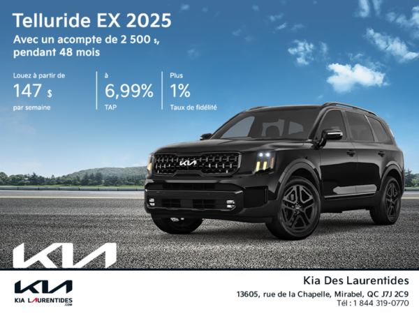 Le Kia Telluride 2025!