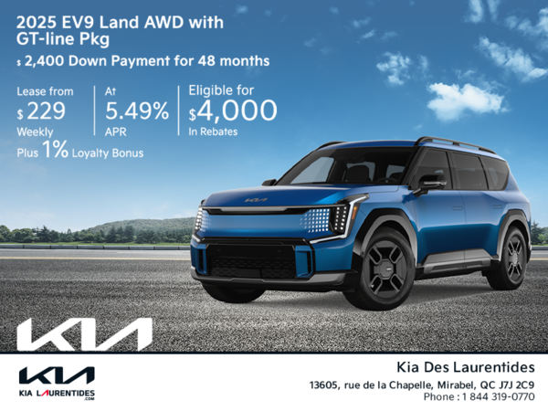 Get the 2025 Kia EV9!