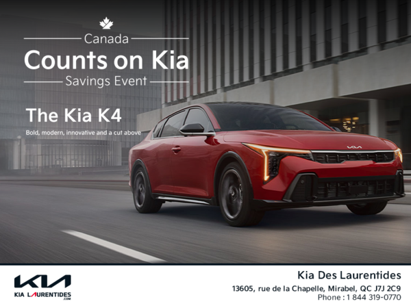 Get the 2025 Kia K4 !