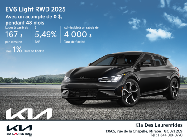 La Kia EV6 2025!